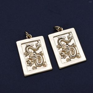 Pendentif Colliers Haute Qualité Plaqué Or Mignon Animal Dragon Pour Femmes Hommes Collier