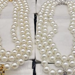 Pendentif Colliers Bijoux de haute qualité 1/3 couches de perles Colliers ras du cou Chaîne de clavicule pour femmes Cadeau de fête de mariage 231115