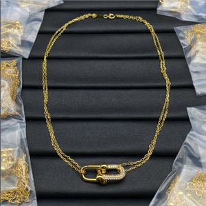 Hangerkettingen Luxe sieraden van hoge kwaliteit, modieuze sieraden, Europese en Amerikaanse sieraden, gouden ketting