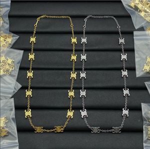 Colliers pendentifs Bijoux de luxe de haute qualité, bijoux à la mode, bijoux européens et américains, collier de caractère en or et en argent
