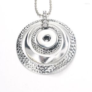 Pendentif Colliers Haute Qualité Snap Bouton Perle Collier Fit 18mm Boutons Pour Femmes Charme De Mode Interchangeable Bijoux