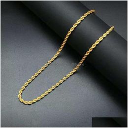 Colliers pendants Collier de chaîne de hip hop Men Rappeur Trendy Golden Cuba Chaînes 18 K Real Gold plaqué bijoux de gouttes