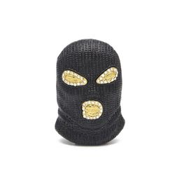 Hanger Kettingen Hip Hop Csgo Ketting Heren Punk Stijl Goud Sier Verguld Zwart Masker Hoofd Charme Hoge Kwaliteit Drop Levering Sieraden Pen Dhh9D