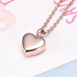 Colliers pendentif tenir vierge petit coeur urne de crémation cendres en acier inoxydable Keepskae bijoux commémoratifs pour collier/bracelet de bricolage