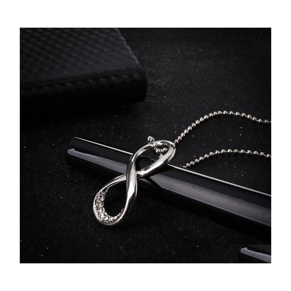 Pendentif Colliers Infinity 8 Collier géométrique Déclaration Collares Ras du cou Drop Livraison Bijoux Pendentifs Dhdgy