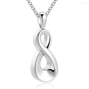 Hanger Kettingen Infinity Liefde Crematie Sieraden As Rvs Aandenken Gedenkteken Urn Houder Ketting Voor Mannen Vrouwen Drop