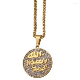 Pendentif Colliers Islam Prophète Mohammed Collier Musulman Arabe Dieu Messager Cadeau Bijoux