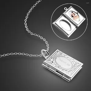 Pendentif Colliers Islamique Écriture Livre Po Box Religieux Amulette Collier En Cuivre Pour Hommes Femmes Personnalisé Arabe Foi Bijoux Cadeau