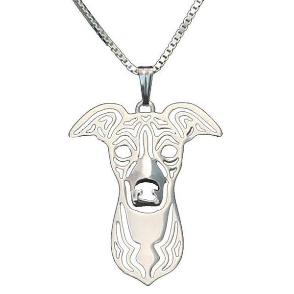 Pendentif Colliers Italien Greyhound Chien Animal Charme Année Cadeaux Pour Les Amoureux Femmes Jewelry321Z