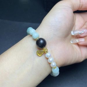 Hangende kettingen Jade en Pearl -armband met voor veiligheid accessoires mode artistieke stijlvolle gepersonaliseerde vriendinnen hetzelfde