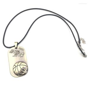 Pendentif Colliers Japon Animation Bijoux Kuroko No Basuke Collier Vintage Bronze Pendentifs Pour Hommes Cadeaux