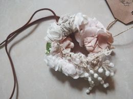 Hangende kettingen Japan Mori meisje zoete handgemaakte kanten ketting bloemen kwast persoonlijkheid kawaii trui accessoire