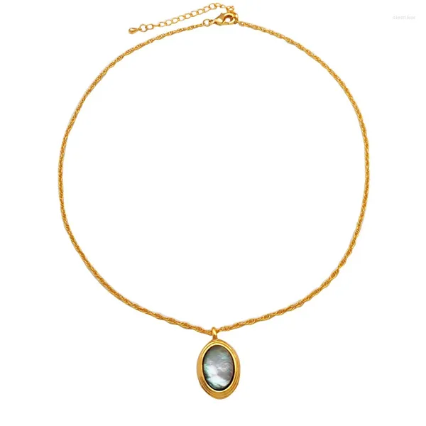 Colliers pendentiels bijoux kpop femmes coquille de mariage collier vintage y2k accessoires bas prix