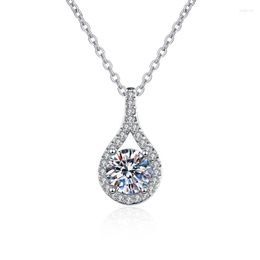 Pendentif Colliers Bijoux Collier Zircon Pierre Eau Pédant Guérison Cristal Fille