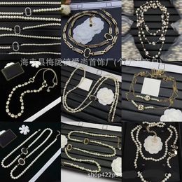 Colliers pendants Tempérament de bijoux, mondaine, Palace Diamond Diamond Perle Collier, mode européenne et américaine