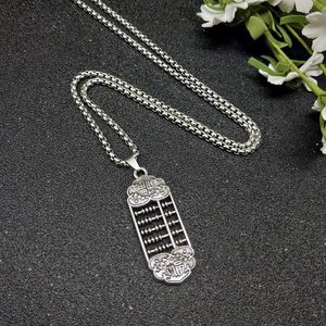 Pendentif Colliers JUCHAO Bijoux En Acier Inoxydable Collier Femmes Wishful Thinking Ins Net Rouge Même Hip Hop Mode Hommes Chandail Chaîne