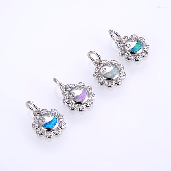 Collares pendientes KAMAF 18 11.5 Girasol Opal Ms Charm Pulsera Collar DIY Joyería Materiales Accesorios Fiesta Regalo