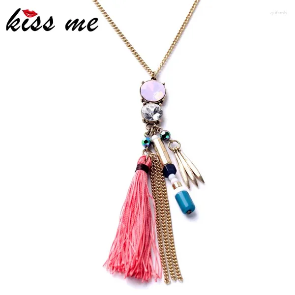 Colliers pendants Kissme Fashion Tide Style Style Style Pendants Pendants Mme Long Boho Collier Factory Wholesale