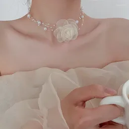 Colliers de pendentif Klg Sen est un collier de collier de perle mérite d'agir le rôle de la conception de petite chaîne en train de se sentir tendre clavicule femelle