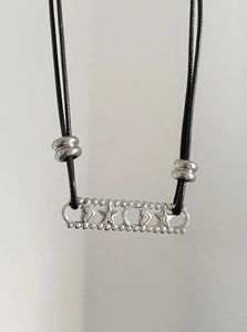 Hanger Kettingen Koreaanse Mode Ster Maan Hart Ketting Voor Vrouwen Y2k Esthetische Zoete Cool Spice Girl Claviculaire Keten Creatieve Touw Geschenken