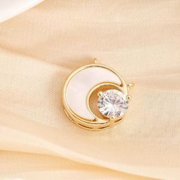 Colliers pendants Version coréenne Shell Shell Epoxy Inravay Zircon Star Moon Charme Diy Femmes Partyu Collier Bracelet Bijoux Accessoires