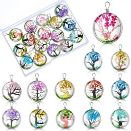 Pendentif Colliers L Fleurs Séchées Charmes Pour La Fabrication De Bijoux Perles De Résine D'arbre Transparent Couleurs Mélangées Dentelle Fleur Charme Yydhhome Amvhm