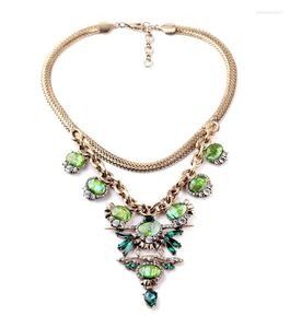 Pendentif Colliers Dames Quotidien Robe Collier Luxueux Vintage Fine Gems Or Couleur Atmosphérique Femmes Longues Bijoux Exquis