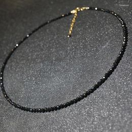 Hanger Kettingen LATS Modemerk Eenvoudige Zwarte Kralen Korte Ketting Vrouwelijke Sieraden Vrouwen Choker Bijoux Femme Dames Party