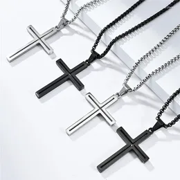 Hanger Kettingen LETAPI Mode heren Kruisketting Punk Vintage Religieuze Sieraden Voor Mannen Verjaardag Jubileumcadeau