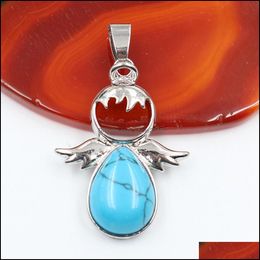 Pendentif Colliers Petite Fille Ange Dame En Acier Inoxydable Pendentif Collier Commémoratif Anniversaire Cadeau Bijoux Drop Delivery 2021 Cou Dhuai