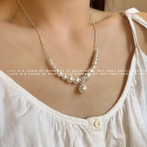 Colliers pendentifs Collier de perle de luxe Nouveaux colliers populaires Q240430