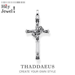 Hanger Kettingen Majestic Cross Crown 2022 Sieraden Europa 925 Sterling Zilver Symboliek Beloften Schild En Zeker Cadeau Voor Vrouw M