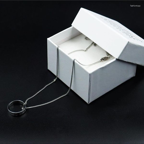 Colliers pendentifs Margiela MM6 bijoux MM11 bague numéro chanceuse collier de mode pour hommes et femmes accessoires Y2k