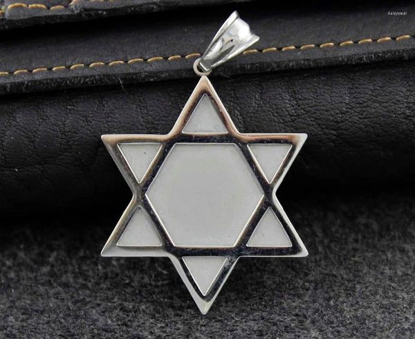 Collares colgantes El acero inoxidable de los hombres nunca se desvanece Magen Star Of David Jewelry