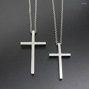 Pendentif Colliers Hommes Acier Croix Grand Moyen Petit En Acier Inoxydable Chaînes Collier Bijoux Sur Le Cou Hip Hop En GrosPendentif Godl22