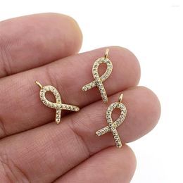 Hanger Kettingen Metalen Mode Lucky Infinity 8 Woord Goud Kleur Koper Plated Ketting Armband Accessoires Voor Vrouwen Charms Sieraden