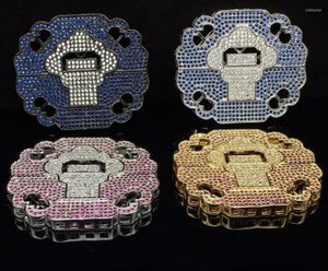 Colliers de pendentif Micro Zircon Box Pendants multicolo