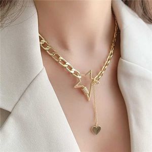 Hanger kettingen minar koel holle onregelmatige ster chokers ketting voor vrouwen