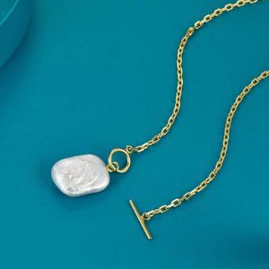 Colliers pendants minar délicats baroque Baroque d'eau douce perle ot toggle fermoir colliers pendents pour femmes