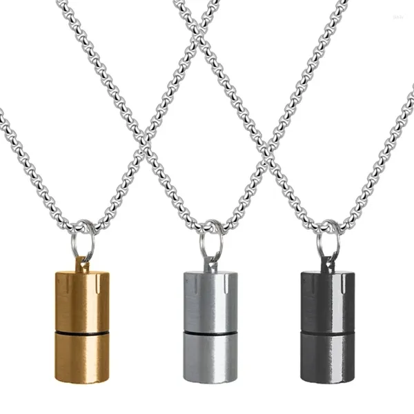 Pendentif Colliers Mini Briquets Pour Collier Collier Titane Chaîne En Acier Hip Hop Bijoux Décoration Pratique Cadeaux Hommes Wome