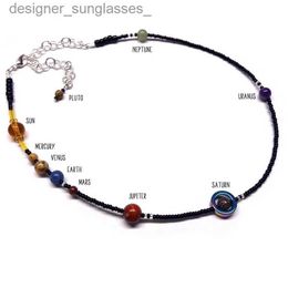 Colliers pendentifs MiniVerse Nous Pluton ! Collier système solaire, breloque Pluton, planètes, pierres précieuses, astronomie, ras du cou réglable, L231218