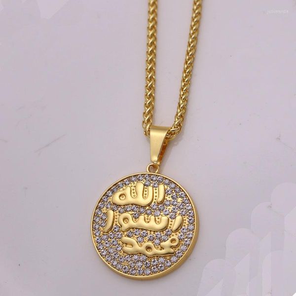 Pendentif Colliers Mohammed Musulman Arabe Dieu Messager Cadeau Bijoux Collier