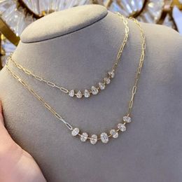 Colliers pendants Gift de la fête des mères Bijoux de collier de collier empilable personnalisé à la mode à la mode