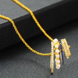 Colliers pendentifs cadeau de fête des mères à la mode délicat collier ras du cou initial personnalisé perle empilable pour les femmes petite amie femme