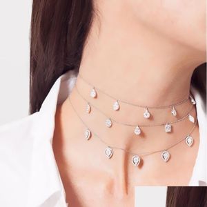 Hanger kettingen moeders dag kettingen trendy sierlijke eerste choker gepersonaliseerde stapelbare ketting voor vrouwen vriendin vrouw cadeau dh8uu