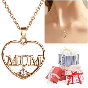 Hanger kettingen mama ketting minimalistische liefde hart hangers sleutelbeen ketting gelukkige moeders dag cadeau voor moeder