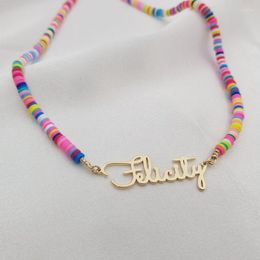 Colliers pendentif nom collier donner fille bijoux personnalisé enfant marque cadeau
