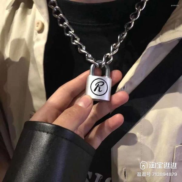 Collares colgantes Nana Nanjing Lock Collar Fashion Girl SID Original Mate Punk R Pareja Suéter Cadena