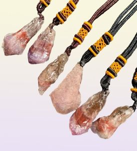 Colliers pendants Aualite naturel 23 Crystal Rough Collier Energy Spiritual Healing Crystals Stones Riques Ornement Drop3551911
