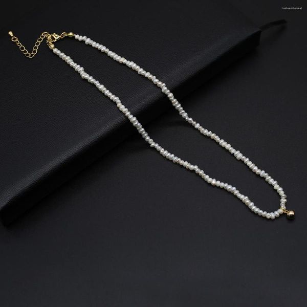 Colliers pendants Naturel Bijoux de perles de perles irrégulières blanc